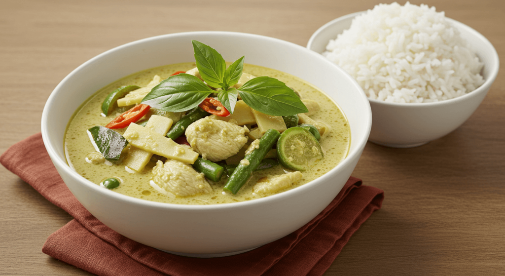 Curry Tailandês Verde: Uma Explosão de Sabores Exóticos